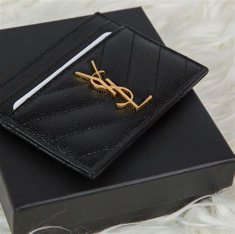 ysl cream card holder|ysl card holder for men.